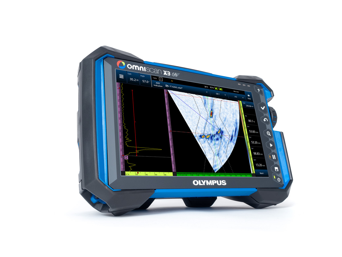 OmniScan X3 - phased array flaw detector with TFM | Olympus