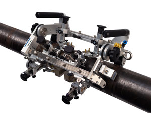 HSMT-Flex扫查器用于对外径为114.3毫米及更大管道的周向焊缝进行单轴编码检测。