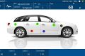 Interactive custom template for car paint thickness measurements