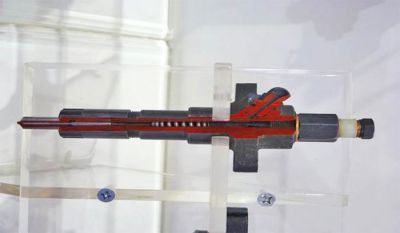 Cut-away section of an injector (Image supplied by MarkLines Co., Ltd.)
